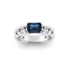 1 Ct Alexandrite Emerald Cut Birthstone Cuban Ring