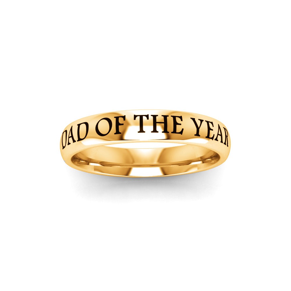 Dad of the Year Men's Ring