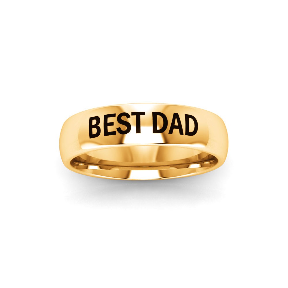 Best Dad Men's Ring