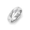 Inlay Moissanite Classic Wedding Ring