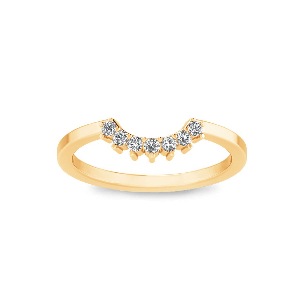 Moissanite Roman Arch Nesting Ring