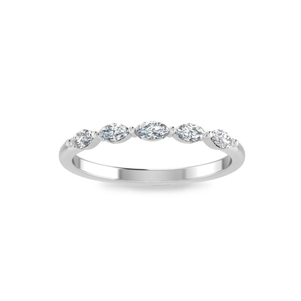 Marquise Moissanite Band