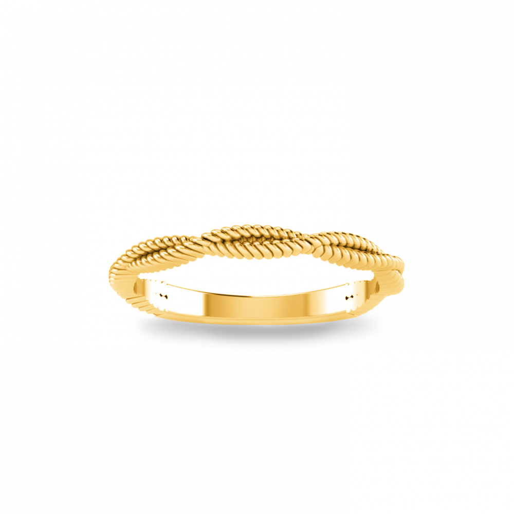 Twist Cable Stackable Ring