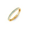 .50 Ctw Aquamarine Channel Set Birthstone Eternity Ring