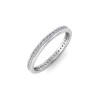 .50 Ctw Cubic Zirconia  Channel Set Birthstone Eternity Ring