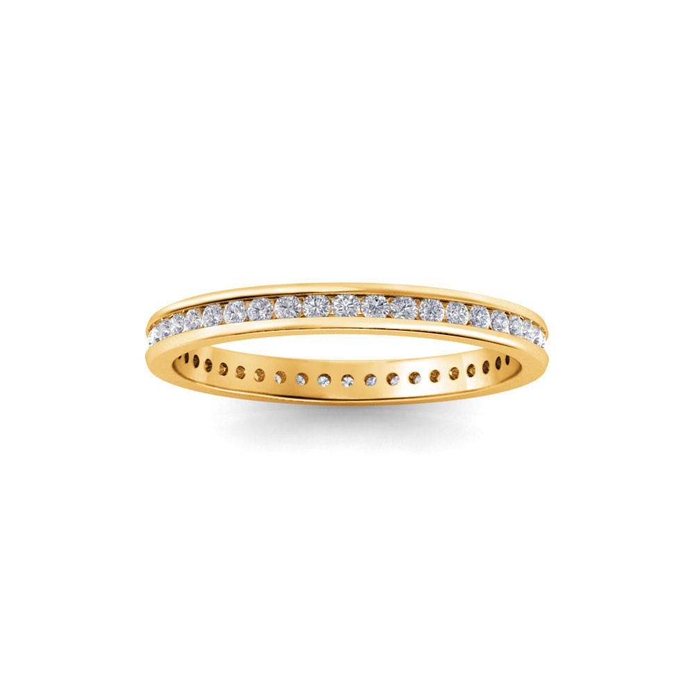 .50 Ctw Lab Diamond Channel Set Eternity Ring