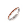 .50 Ctw Garnet Channel Set Birthstone Eternity Ring