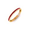 .50 Ctw Ruby Channel Set Birthstone Eternity Ring