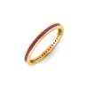 .50 Ctw Pink Tourmaline Channel Set Birthstone Eternity Ring