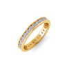 1 Ctw Lab Diamond Channel Set Eternity Ring