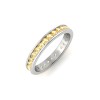 1 Ctw Citrine Channel Set Birthstone Eternity Ring