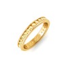 1 Ctw Citrine Channel Set Birthstone Eternity Ring