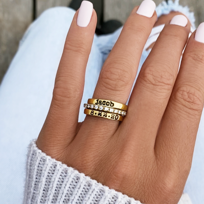 Stackable family online rings