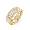 Lab Diamond Bezel Eternity Band