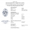 2 Ctw CZ Oval Stone Vintage Flora Halo Engagement Ring