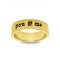 Wide Name Ring