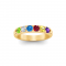 6 Stone Birthstone Ring