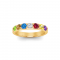 7 Stone Birthstone Ring