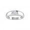 Round Moissanite Center Dome Ring