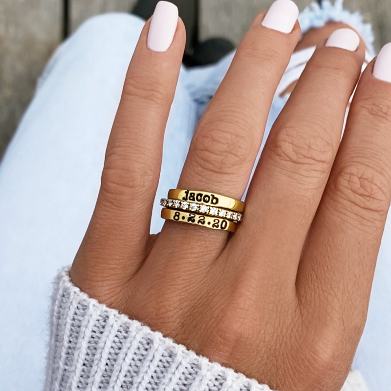 love stack rings